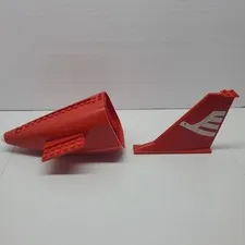 Lego City Red Airplane Parts