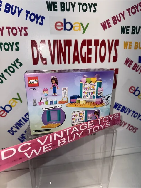 LEGO 4+ Gabby's Dollhouse Crafting with Baby Box Building 60 Pc Set #10795 NEW