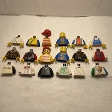 Vintage LEGO Torsos - Rougher visible wear