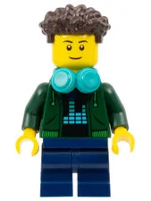 LEGO: Video Game Player Dark Green Hoodie (cty1685)