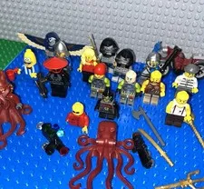 Lego Mini Figure Lot From Atlantis, Pharaoh’s Quest, City, Etc