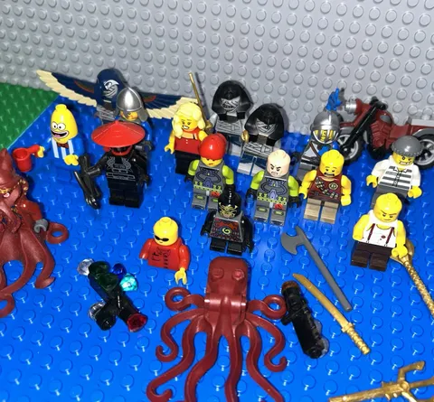 Lego Mini Figure Lot From Atlantis, Pharaoh’s Quest, City, Etc