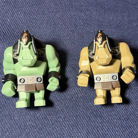 Lego Troll Giant lot (cas423 & cas424) FANTASY ERA 