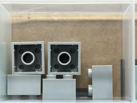 LEGO Parts - Light Bluish Gray Brick 2 x 2 - No 3003 - QTY 5