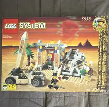 LEGO Adventurers Desert Mummy's Tomb 5958 Complete Set 253 Pieces Box