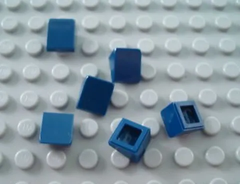 New LEGO Lot of 6 Dark Blue 1x1x2/3 Mini Slopes Part and Pieces