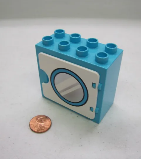 Rare Lego Duplo BLUE WASHING WASHER DRYER MACHINE LAUNDRY ROOM House