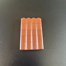 LEGO Stack of 5  Reddish BROWN Part 30137 Special 1x4 Palisade Log