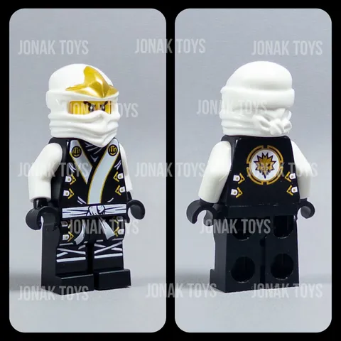 LEGO Ninjago Zane Final Battle Custom Figure (njo0076, 70504)