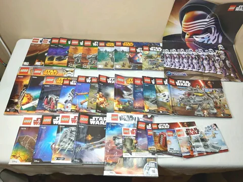 LEGO Star Wars Large Lot of 33 Manuals Books Instructions Booklets ONLY