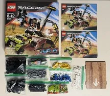 LEGO Racers: Desert Hammer (8496), Complete w/ Manual, Minifigs, & Box