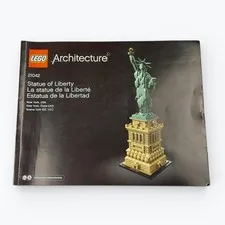 Lego 21042 Architecture Statue of Liberty Replacement Instruction Manual Only