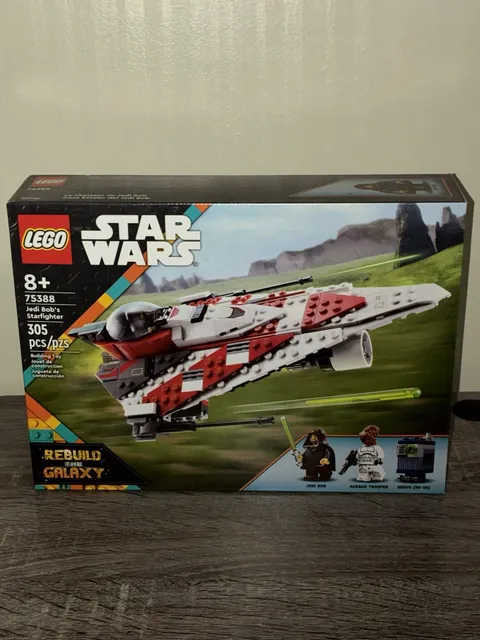 LEGO Star Wars 75388 Jedi Bob’s Starfighter Sealed New 305pc Rebuild Galaxy