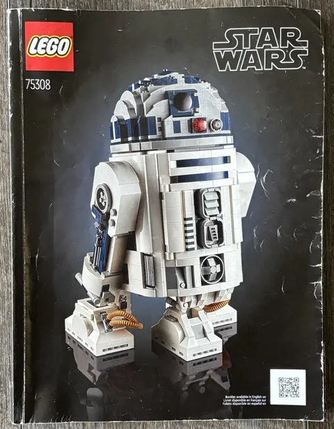 LEGO Instruction Booklet- MANUAL ONLY - R2D2 - 75308