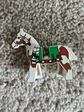 LEGO Minifigure Animal Western Indian White Painted Horse 6748 6718 6763 6766 