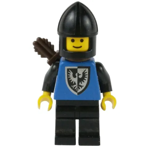 LEGO® Vintage Castle 1984 BLACK FALCON w Arrow Quiver Minifigure cas301