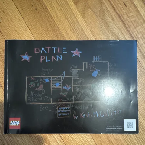 LEGO Battle Plan Illustrated Instruction Manual Booklet by Kevin McCallister