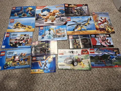 16 Lego Mega Blocks Manuals Instructions City Creator Pokemon Harry Potter