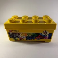 Assorted Legos Bulk Lot With Yellow Case 