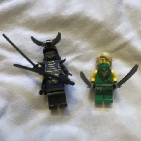 LEGO NINJAGO Lloyd & garmadon,  Lot of 2 w/ Sword