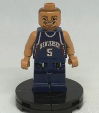 LEGO NBA (3566) Jason Kidd Minifigure #5 New Jersey Nets Basketball (nba002)