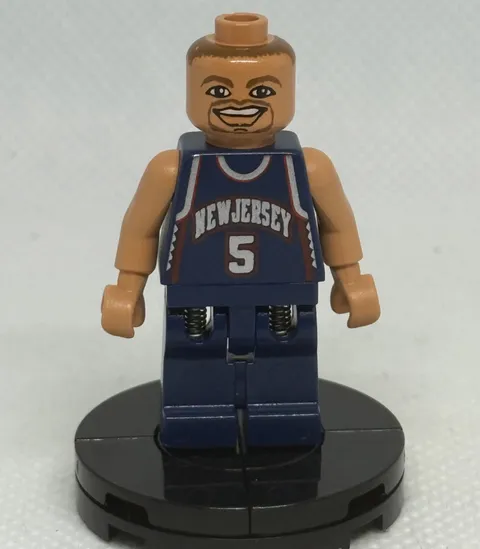 LEGO NBA (3566) Jason Kidd Minifigure #5 New Jersey Nets Basketball (nba002)