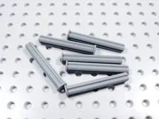 LEGO Lot of 6 Dark Bluish Gray 4L Technic Axles w/ Stop BD