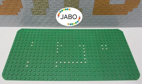( R3/PB 6 ) LEGO 374p01 plate 16x32 green set 350 Spanish Villa 1971