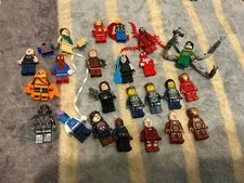 Lego Minifigure Lot Marvel Doc Octopus Spider-Man iron man sandman hobgoblin mor