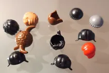 Lego Lot 11 Vintage Hair, Minifigure Parts