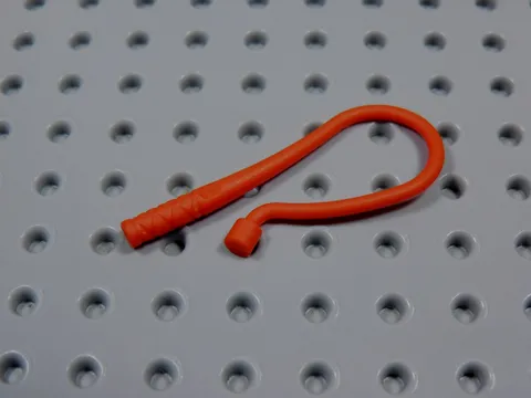 LEGO Red Flexible Whip Weapon Accessory Minifig BT