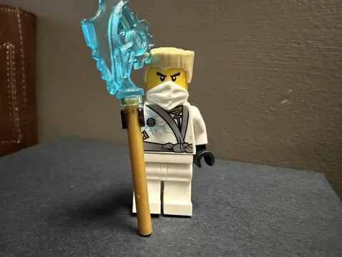 LEGO NINJAGO Zane Minifigure Techno Robe With Techno Blade