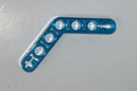 LEGO Parts 32348 Technic Liftarm 1 x 7 Bent Trans Blue