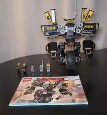 LEGO NINJAGO Movie Quake Mech 70632 Complete Set 1202 pieces w/ Manual No Box.