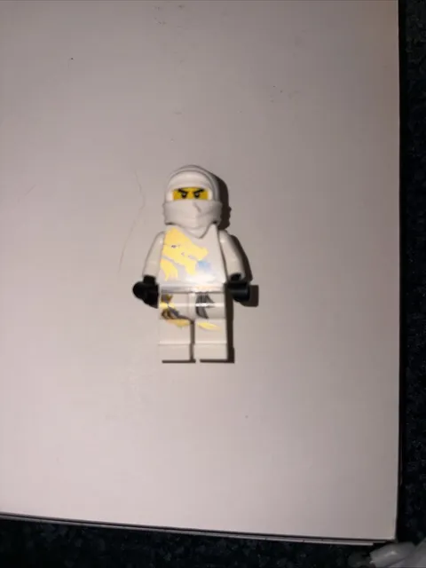 LEGO Ninjago DX Zane minifigure  2011 Slightly played with.