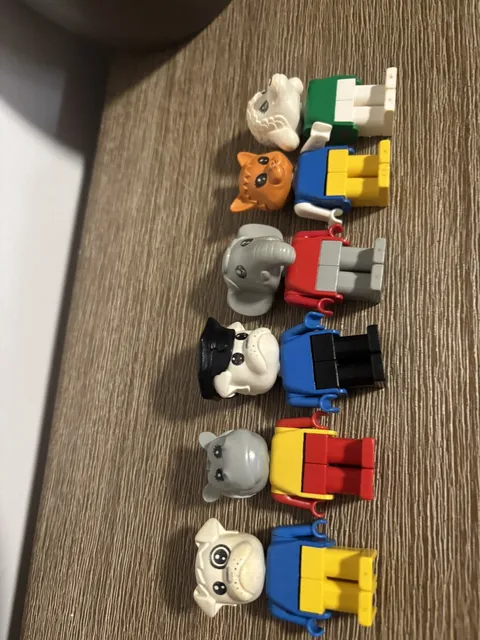 Vintage 1980s Lego Fabuland Figures 