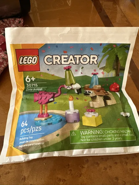 LEGO 30715 Creator Cute Animal Birthday Party - New Factory Sealed in Paper Bag
