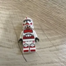 LEGO Star Wars Clone Trooper Minifigures red and white