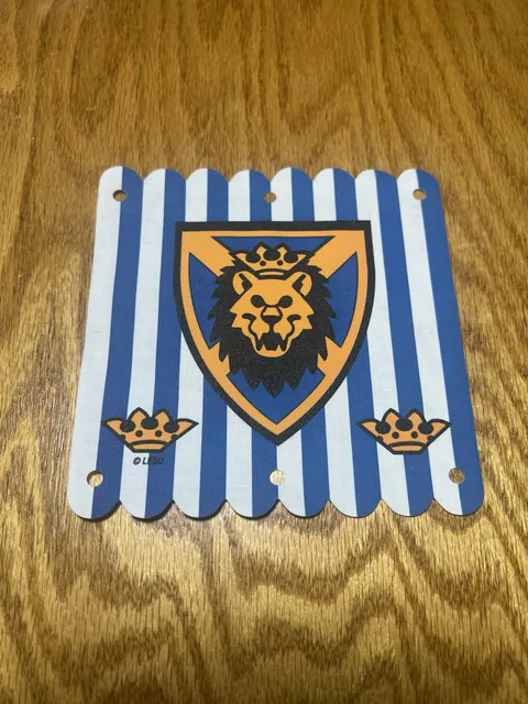 LEGO Lion Knights - King Leo’s Castle (6098, 6091) Cloth banner flag