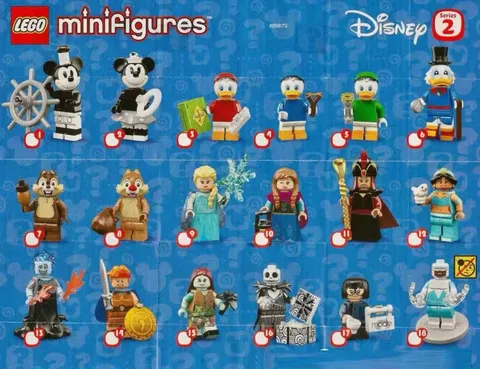 LEGO 71024 Disney Series 2 – Complete Set of 18 Minifigures | NEW & SEALED！