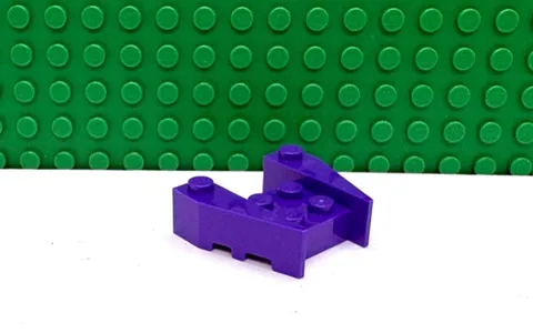 Lego 1 Dark Purple 3x4 Thick Wedge Brick with Cut Out NEW