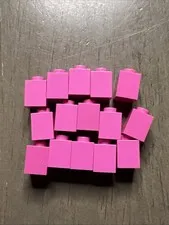 LEGO 3005 Dark Pink Brick 1x1 - 15 Pieces