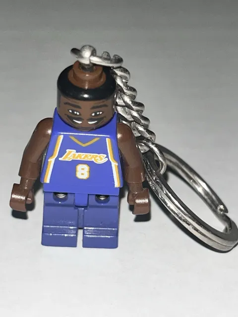Super Rare Lego Basketball Figure 2003 Legoland Kobe Bryant Key Chain.