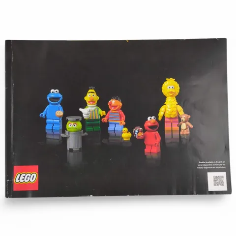 Lego 21324 Ideas 123 Sesame Street (2020) Replacement Instruction Manual Only