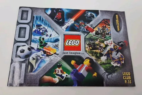 LEGO 2000 Catalog Star Wars UCS X-Wing TIE Ninja Trains Knights Kingdom Space