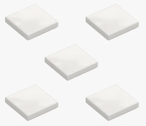 5 New LEGO White 2x2 Tile smooth flat panel tiles 3068 306801