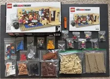 Lego Big Bang Theory 21302 - Complete Set with Box, Instructions, Extra Pieces