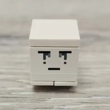 Lego min006 Minecraft Micromob Ghast Ghost Minifigure From Set 21106 The Nether