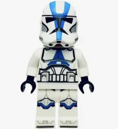 LEGO Star Wars Phase 2 Clone 501st Trooper Minifigure LOT of 5 Grunt 75280 75378