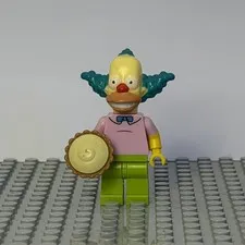 LEGO Simpsons Series 1 KRUSTY THE CLOWN Minifigure 71005 Genuine Complete